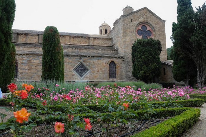 Visite de la roseraie de l'Abbaye de Fontfroide ©Bernard Delmas-Mairie de Narbonne