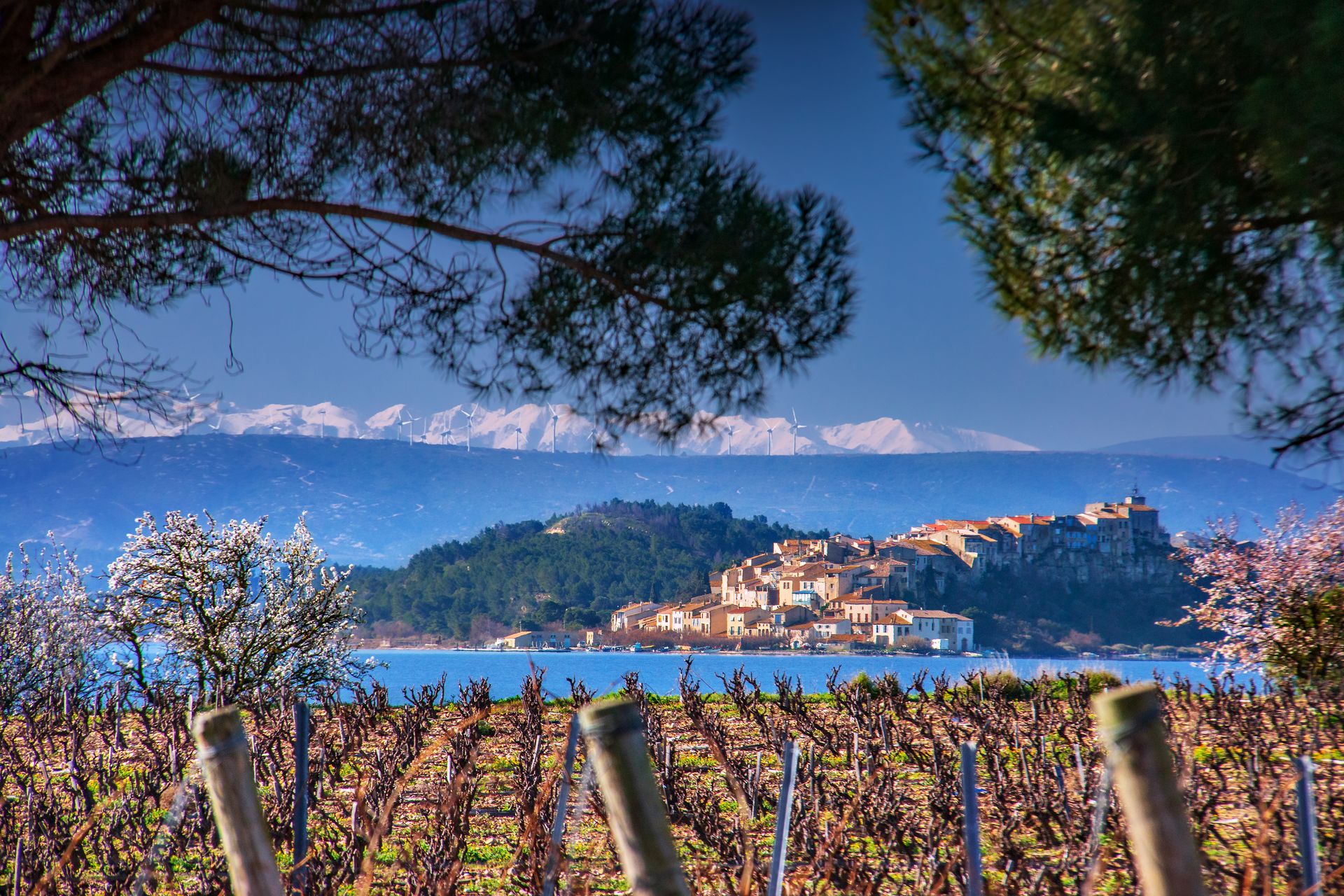 Le villages de Bages et son étang ©Gilles Deschamps - ADT de l'Aude