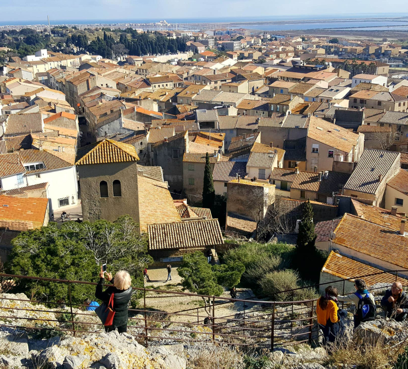 Gruissan, vue du village