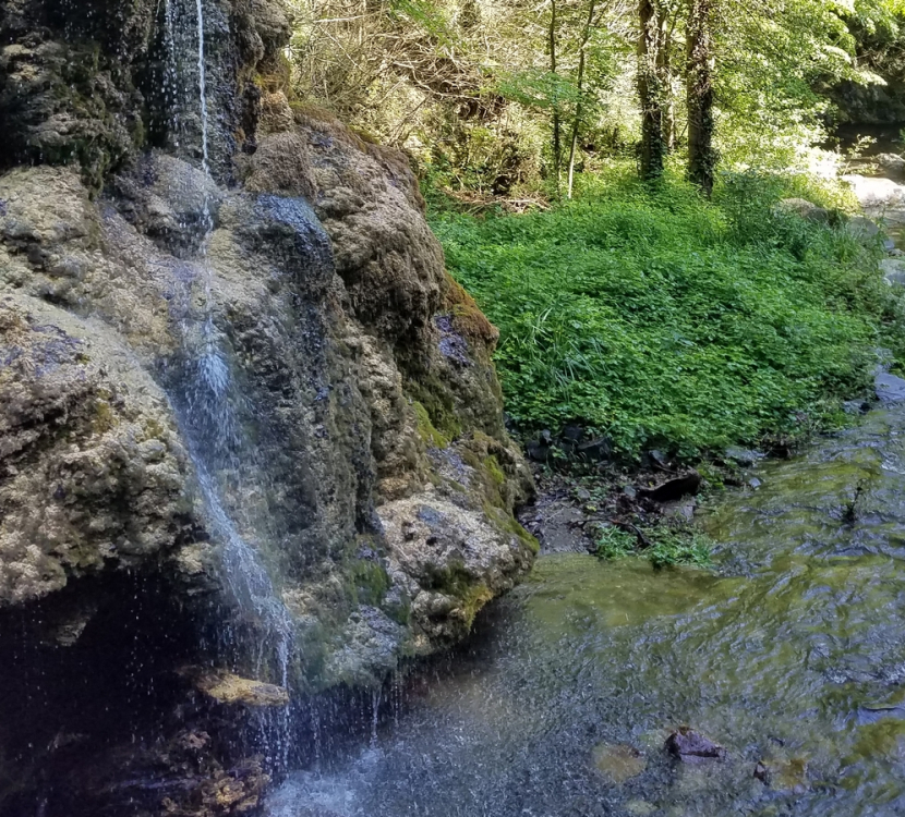 Cascade de la Font du Tury, rivière La Boulzane